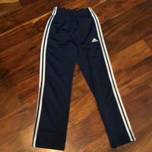 Navy adidas kids athletic pants